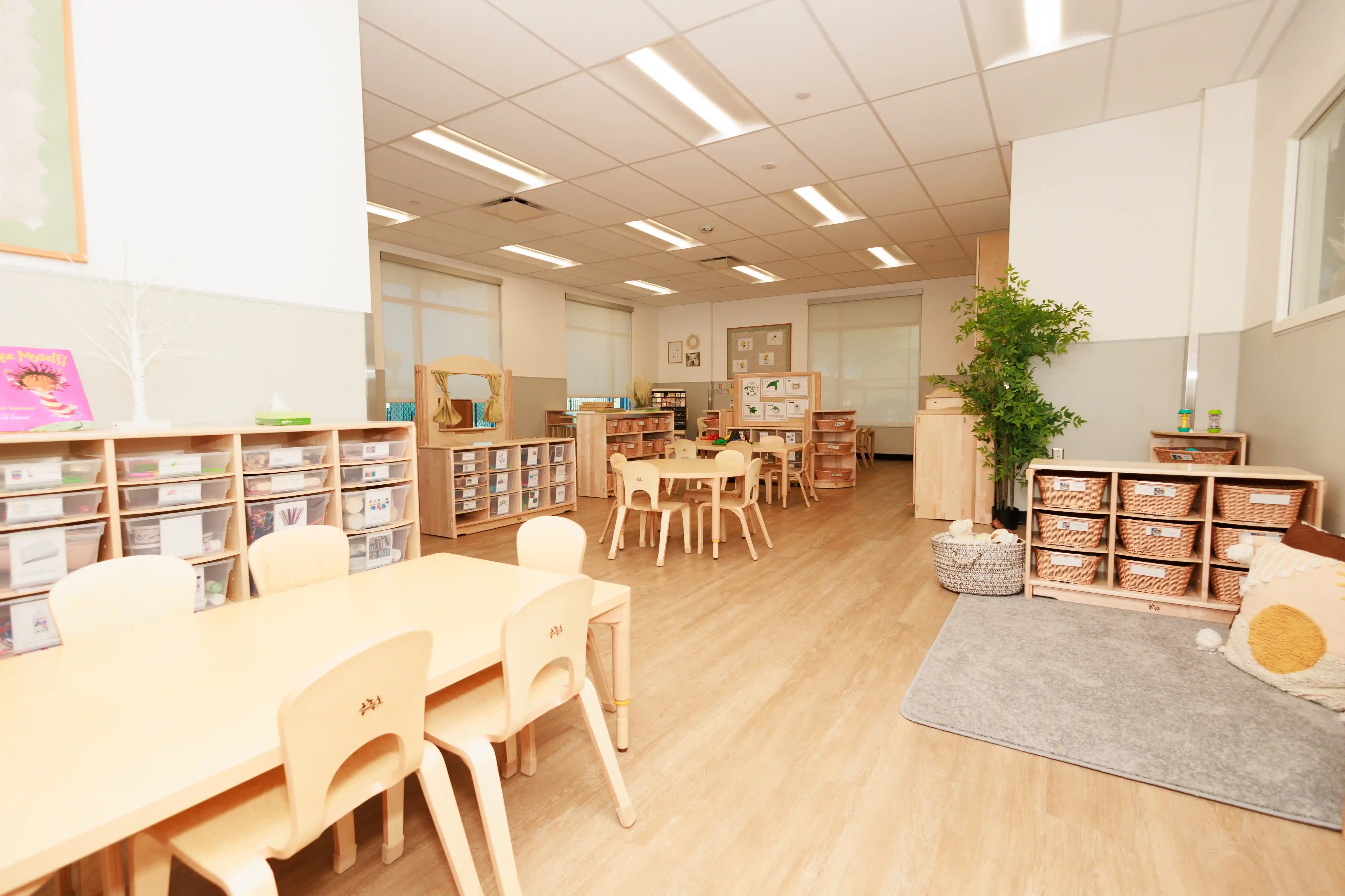 Spacious classrooms and modern learning materials at Busy Bees Palm Valley preschool and daycare.